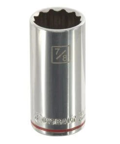 Kobalt Sockets & Socket Sets Standard (SAE) 3/8-in Drive 12-point 7/8-in Deep Socket