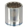 Kobalt Sockets & Socket Sets Metric 1/2-in Drive 12-point 28-mm Shallow Socket