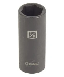 Kobalt Impact Sockets & Impact Socket Sets Standard (SAE) 1/2-in Drive 7/8-in 6-Point Impact Socket