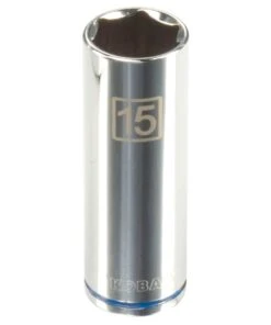 Kobalt Sockets & Socket Sets Metric 3/8-in Drive 6-point 15-mm Deep Socket