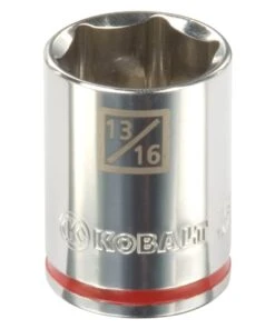 Kobalt Sockets & Socket Sets Standard (SAE) 1/2-in Drive 6-point 13/16-in Shallow Socket