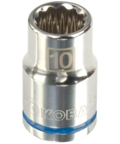 Kobalt Sockets & Socket Sets Metric 3/8-in Drive 12-point 10-mm Shallow Socket