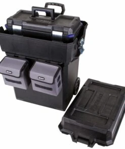 Kobalt Portable Tool Boxes Zerust 19-in Black Plastic Wheels Lockable Tool Box -Kobalt Sales Store 04578556 scaled