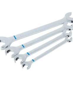 Kobalt Combination Wrenches & Sets 4-Piece Set 6-point Metric Standard Open End Wrench Set