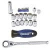 Kobalt Pass-Through Sockets & Sets Xtreme Access 25-Piece 3/8-in Drive Set