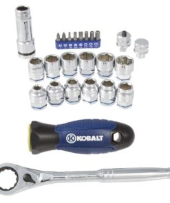 Kobalt Pass-Through Sockets & Sets Xtreme Access 25-Piece 3/8-in Drive Set
