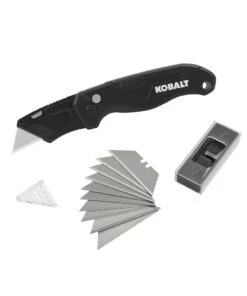 Kobalt Utility Knives Speed Release 10-Blade Folding Utility Knife with On Tool Blade Storage