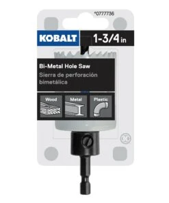 Kobalt Hole Saws & Kits 1-3/4-in Bi-Metal Arbored Hole Saw