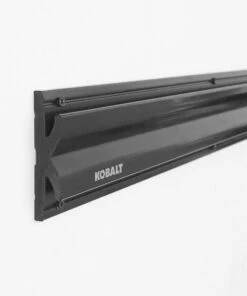 Kobalt Slatwall & Rail Storage Systems 34-in Black Plastic Multipurpose Storage Rail