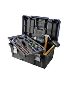 Kobalt Portable Tool Boxes Zerust 22-in Black Plastic Lockable Tool Box -Kobalt Sales Store 071617029395 08800193