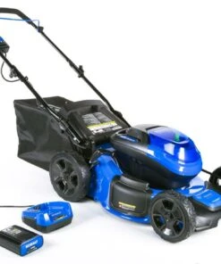 Kobalt Cordless Electric Push Lawn Mowers 40-volt Max Brushless 20-in Push Cordless Electric Lawn Mower 5 Ah