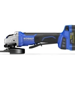 Kobalt Angle Grinders 5-in 24-Volt Max Paddle Switch Brushless Cordless Angle Grinder (1-Battery and charger Included)