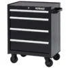 Kobalt Bottom Tool Cabinets 26.5-in W x 34-in H 4-Drawer Steel Tool Cabinet (Black)