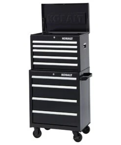 Kobalt Bottom Tool Cabinets 26.5-in W x 34-in H 4-Drawer Steel Tool Cabinet (Black) -Kobalt Sales Store 07869953