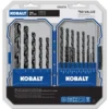 Kobalt Screwdriver Bits Set High-speed Steel Round Shank Screwdriver Bit Set (21-Piece)