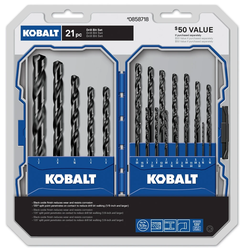 Kobalt Screwdriver Bits Set High-speed Steel Round Shank Screwdriver Bit Set (21-Piece) 1 Kobalt Screwdriver Bits Set High-speed Steel Round Shank Screwdriver Bit Set (21-Piece)