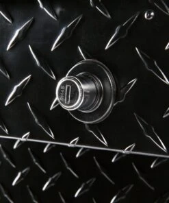 Kobalt Truck Tool Boxes 46.9-in x 15.8-in x 13-in Black Aluminum Crossover Truck Tool Box -Kobalt Sales Store 08003425