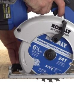Kobalt Circular Saws 24-Volt Max 6-1/2-in Brushless Cordless Circular Saw Circular Saw -Kobalt Sales Store 08008214