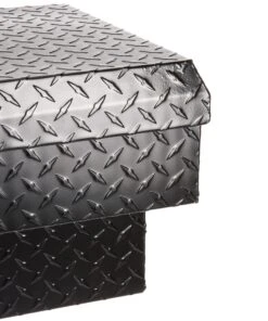 Kobalt Truck Tool Boxes 46.9-in x 15.8-in x 13-in Black Aluminum Crossover Truck Tool Box -Kobalt Sales Store 08052743