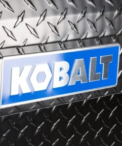 Kobalt Truck Tool Boxes 46.9-in x 15.8-in x 13-in Black Aluminum Crossover Truck Tool Box -Kobalt Sales Store 08052744