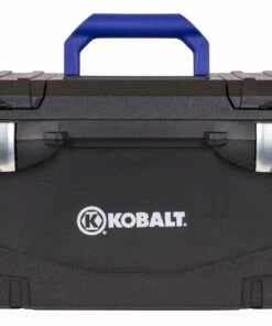 Kobalt Portable Tool Boxes 20-in Black Plastic Lockable Tool Box