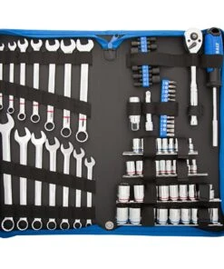 Kobalt Mechanics Tool Sets 80-Piece Standard (SAE) and Metric Combination Polished Chrome Mechanics Tool Set (3/8-in) -Kobalt Sales Store 08398796
