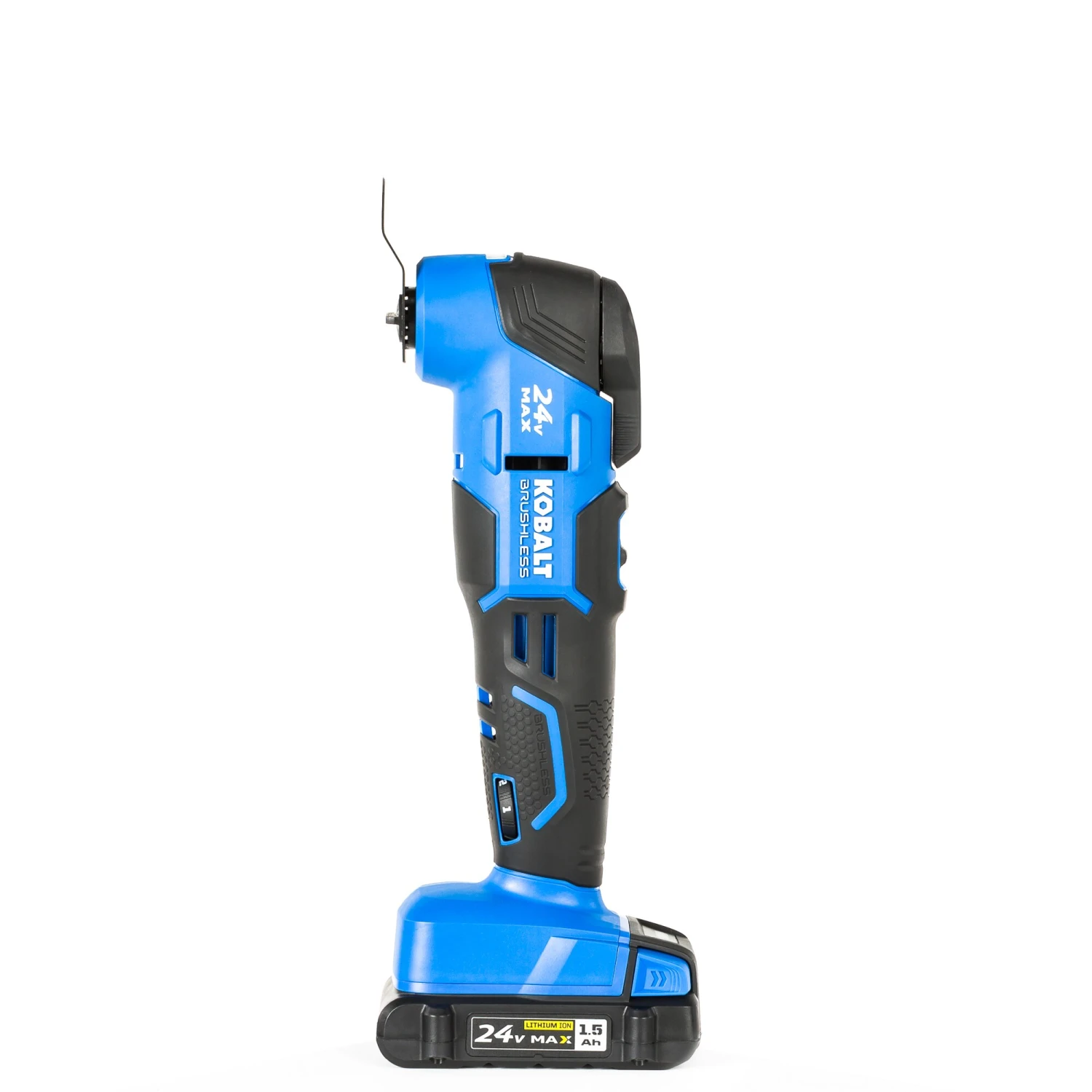 Kobalt Oscillating Tool Kits 21-Piece Cordless Brushless 24-volt Variable Speed Oscillating Multi-Tool Kit with Soft Case (1-Battery Included) 3 Kobalt Oscillating Tool Kits 21-Piece Cordless Brushless 24-volt Variable Speed Oscillating Multi-Tool Kit with Soft Case (1-Battery Included) - Image 3