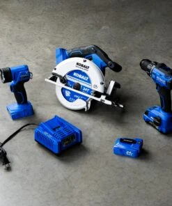 Kobalt Power Tool Combo Kits 4-Tool 24-Volt Max Brushless Power Tool Combo Kit Case (1-Battery Included and Charger Included) -Kobalt Sales Store 08608040