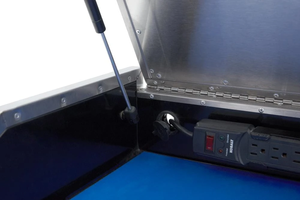 Kobalt Bottom Tool Cabinets 3000 Series 53-in W x 68.7-in H 18-Drawer Stainless Steel Rolling Tool Cabinet (Stainless Steel) 11 Kobalt Bottom Tool Cabinets 3000 Series 53-in W x 68.7-in H 18-Drawer Stainless Steel Rolling Tool Cabinet (Stainless Steel) - Image 11