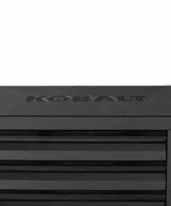 Kobalt Bottom Tool Cabinets 3000 Series 41-in W x 41-in H 5-Drawer Stainless Steel Rolling Tool Cabinet (Black) -Kobalt Sales Store 08703970
