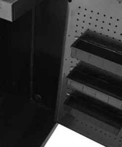 Kobalt Bottom Tool Cabinets 3000 Series 41-in W x 41-in H 5-Drawer Stainless Steel Rolling Tool Cabinet (Black) -Kobalt Sales Store 08703974