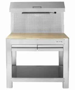 Kobalt Work Benches 45-in W x 36-in H 2-Drawer Wood Work Bench