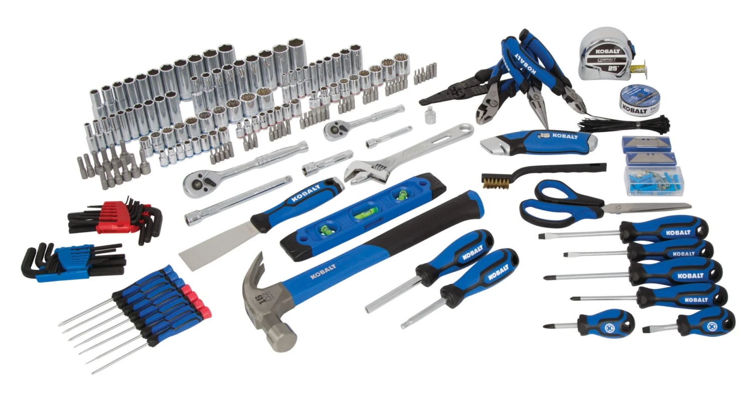 Kobalt Household Tool Sets 230-Piece Household Tool Set with Soft Case 2 Kobalt Household Tool Sets 230-Piece Household Tool Set with Soft Case - Image 2