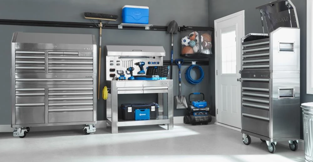 Kobalt Work Benches 45-in W x 36-in H 2-Drawer Wood Work Bench 10 Kobalt Work Benches 45-in W x 36-in H 2-Drawer Wood Work Bench - Image 10