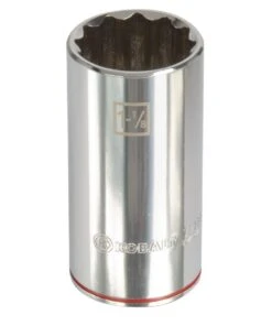 Kobalt Sockets & Socket Sets Standard (SAE) 1/2-in Drive 12-point 1-1/8-in Deep Socket