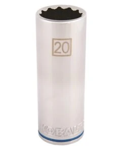 Kobalt Sockets & Socket Sets Metric 1/2-in Drive 12-point 20-mm Deep Socket