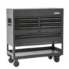 Kobalt Bottom Tool Cabinets 3000 Series 45-in W x 47-in H 7-Drawer Steel Rolling Tool Cabinet (Black)