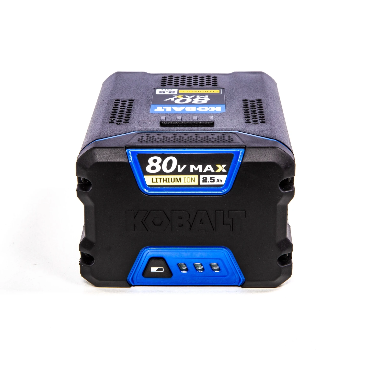 Kobalt Cordless Power Equipment Batteries & Chargers 80-Volt Max 2.5 Ah Rechargeable Lithium Ion (Li-Ion) Cordless Power Equipment Battery 2 Kobalt Cordless Power Equipment Batteries & Chargers 80-Volt Max 2.5 Ah Rechargeable Lithium Ion (Li-Ion) Cordless Power Equipment Battery - Image 2