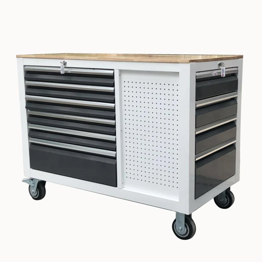 Kobalt Bottom Tool Cabinets 3000 Series 48-in W x 37-in H 10-Drawer Steel Rolling Tool Cabinet (White) 1 Kobalt Bottom Tool Cabinets 3000 Series 48-in W x 37-in H 10-Drawer Steel Rolling Tool Cabinet (White)