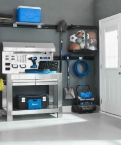 Kobalt Bottom Tool Cabinets 3000 Series 41-in W x 41-in H 11-Drawer Stainless Steel Rolling Tool Cabinet (Stainless Steel) -Kobalt Sales Store 09814604