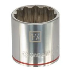 Kobalt Sockets & Socket Sets Standard (SAE) 1/2-in Drive 12-point 1-1/4-in Shallow Socket 11 Kobalt Sockets & Socket Sets Standard (SAE) 1/2-in Drive 12-point 1-1/4-in Shallow Socket -Kobalt Sales Store 099198852799lg