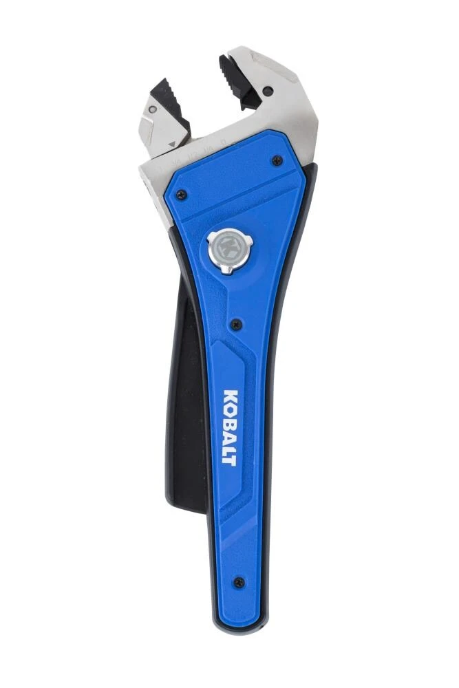 Kobalt Adjustable Wrenches Ratcheting Rapid Adjust 8-in Steel and Plastic Adjustable Wrench 2 Kobalt Adjustable Wrenches Ratcheting Rapid Adjust 8-in Steel and Plastic Adjustable Wrench - Image 2