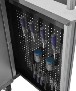 Kobalt Bottom Tool Cabinets 3000 Series 41-in W x 41-in H 11-Drawer Stainless Steel Rolling Tool Cabinet (Stainless Steel) -Kobalt Sales Store 09985759