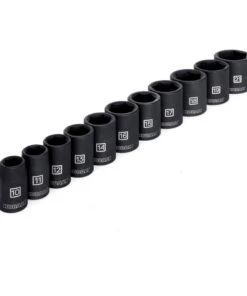 Kobalt Impact Sockets & Impact Socket Sets 11-Piece Metric 3/8-in Drive Set 6-Point Impact Socket Set -Kobalt Sales Store 10012377