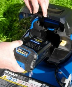 Kobalt Cordless Electric Push Lawn Mowers 80-Volt Max Brushless 21-in Self-propelled Cordless Electric Lawn Mower 6 Ah (Battery and Charger Included) -Kobalt Sales Store 10217255