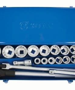 Kobalt Mechanics Tool Sets 3/4-in Drive 20-Piece Standard (SAE) Matte Mechanics Tool Set (3/4-in;) -Kobalt Sales Store 10421574 scaled