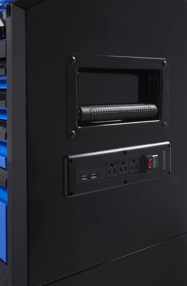 Kobalt Bottom Tool Cabinets 3000 Series 41-in W x 37.5-in H 8-Drawer Steel Rolling Tool Cabinet (Black) 15 Kobalt Bottom Tool Cabinets 3000 Series 41-in W x 37.5-in H 8-Drawer Steel Rolling Tool Cabinet (Black) - Image 15
