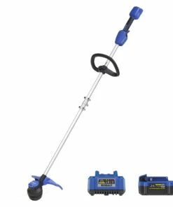 Kobalt Cordless Electric String Trimmers 24-Volt Max 12-in Straight Cordless String Trimmer (Battery Included)