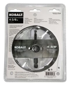Kobalt Hole Saws & Kits 4-3/8-in Carbide-Grit Arbored Recessed Lighting Hole Saw -Kobalt Sales Store 10507469
