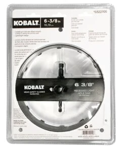 Kobalt Hole Saws & Kits 6-3/8-in Carbide-Grit Arbored Recessed Lighting Hole Saw -Kobalt Sales Store 10507475